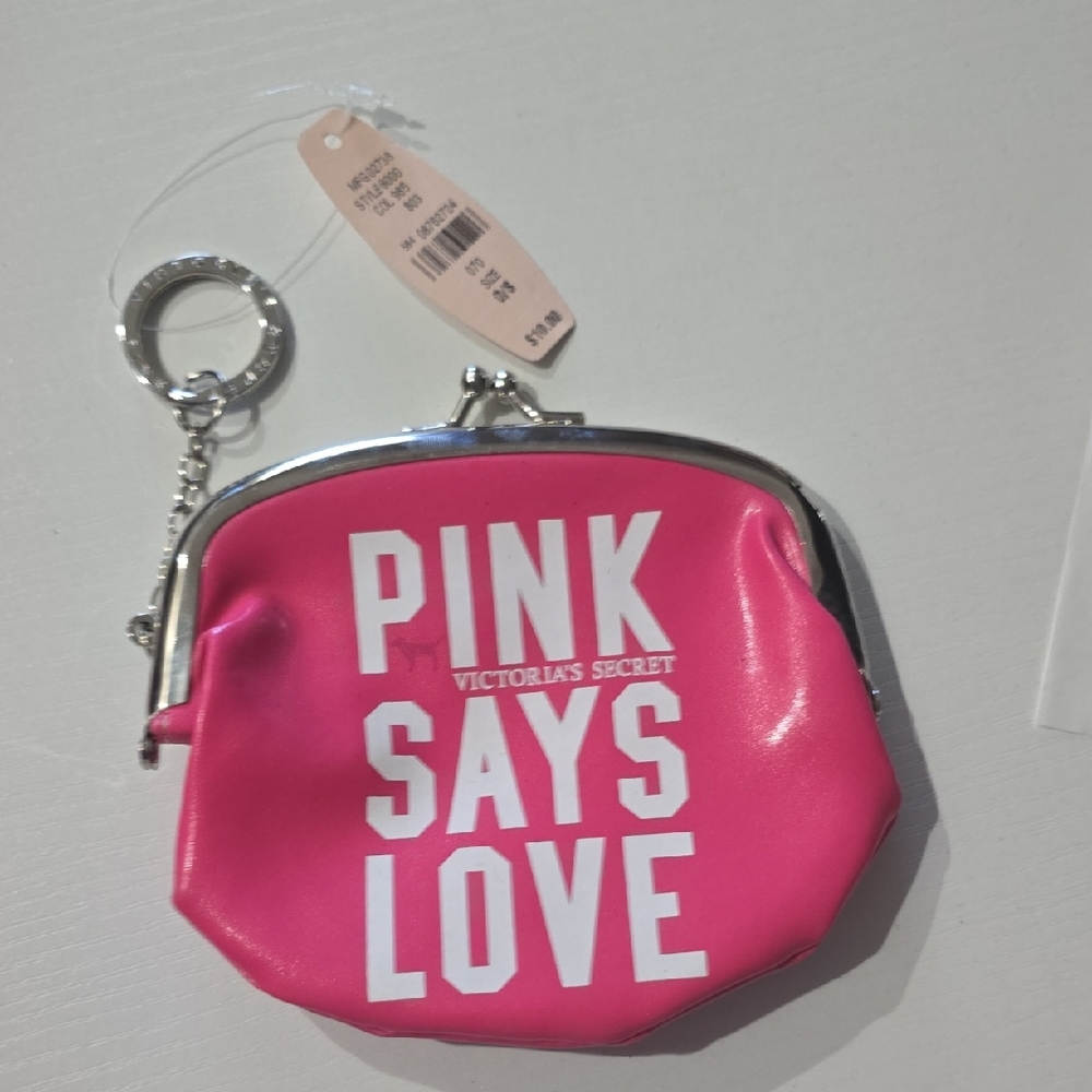 Brand New HTF VTG Victoria Secret Pink Coin Purse
